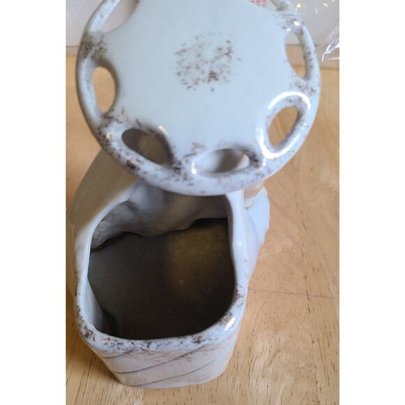 Mother Mary and baby Jesus Planter pen holder vintage religious Decor gothic - Picture 7 of 8